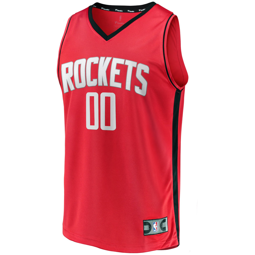 Youth Houston Rockets Fanatics Red Fast Break Custom Replica Jersey - Icon Edition product image 3, provided for visual