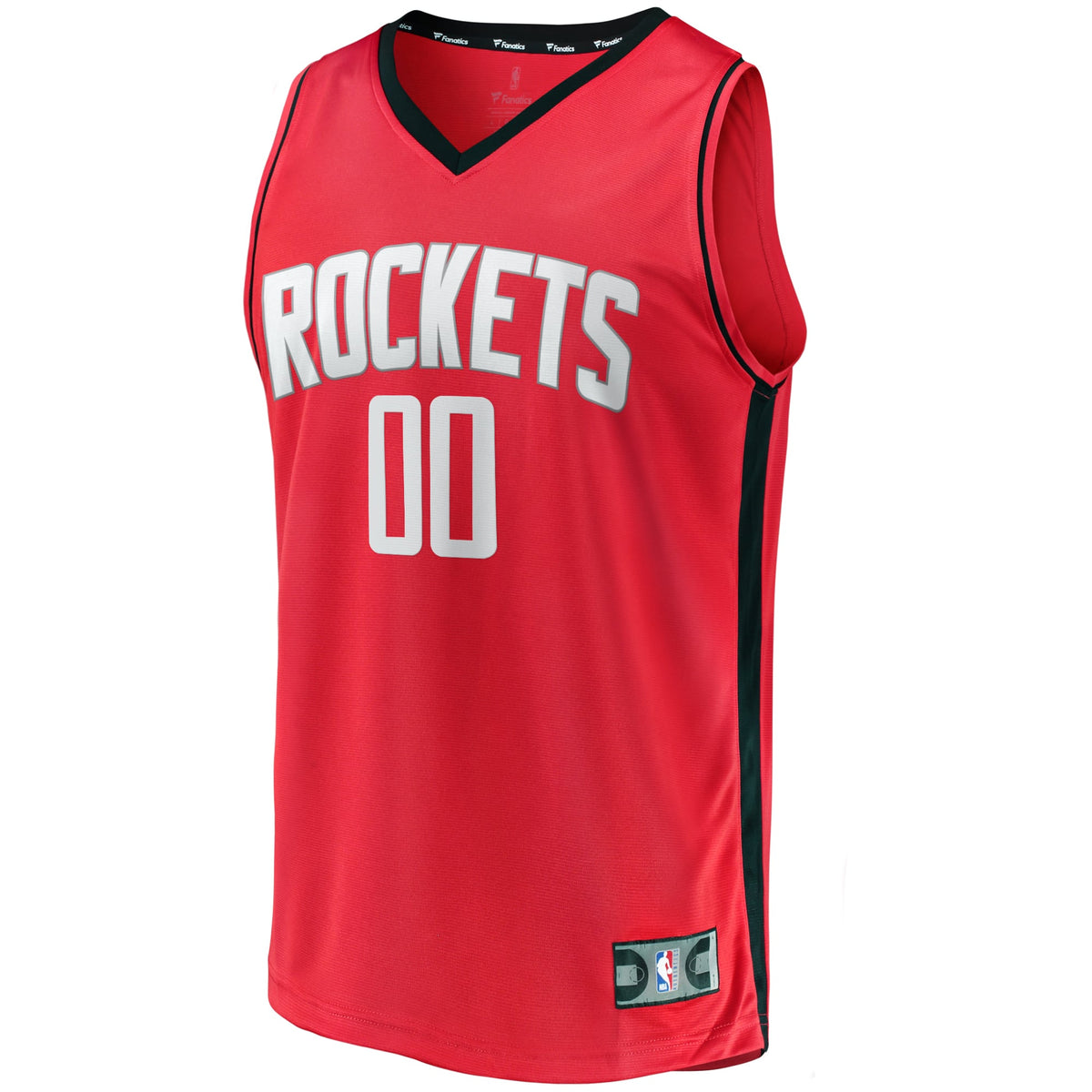 Youth Houston Rockets Fanatics Red Fast Break Custom Replica Jersey - Icon Edition product image 3, provided for visual