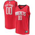 Youth Houston Rockets Fanatics Red Fast Break Custom Replica Jersey - Icon Edition product image 1, provided for visual