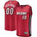 Youth Miami Heat Fanatics Red Fast Break Replica Custom Jersey - Statement Edition product image 1, provided for visual