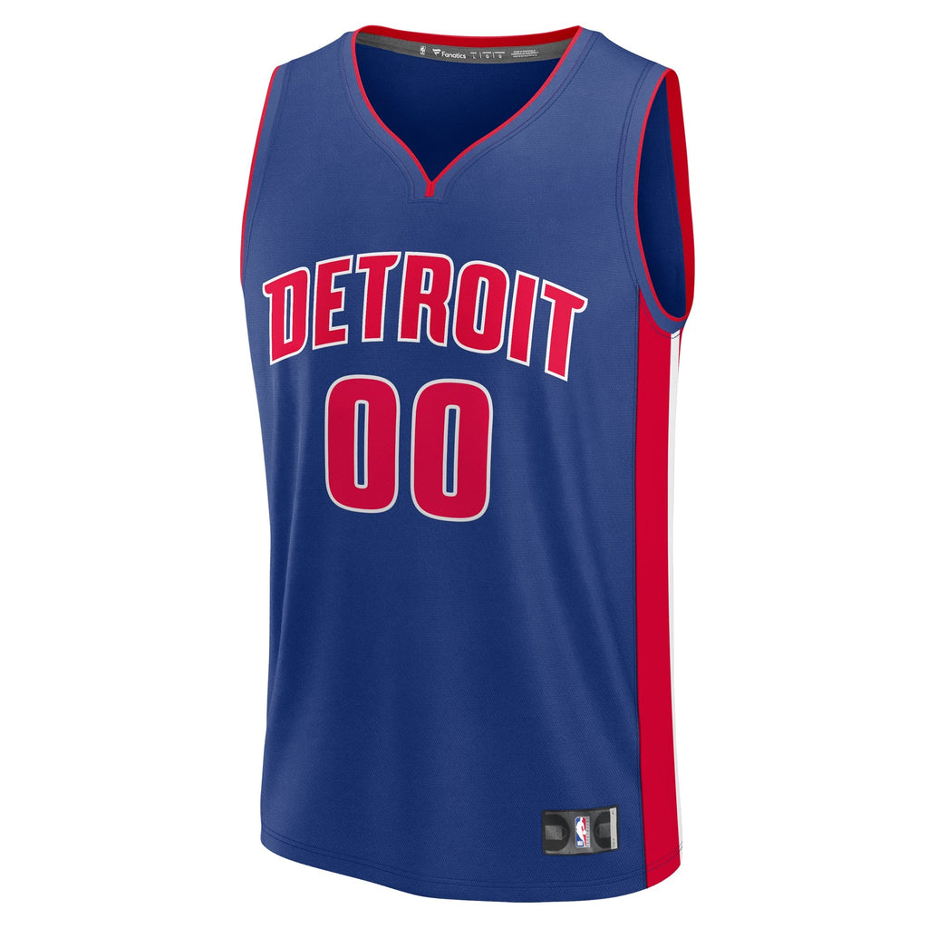 Youth Detroit Pistons Ron Holland II Fanatics Blue Fast Break Replica Player Jersey - Icon Edition product image 3, provided