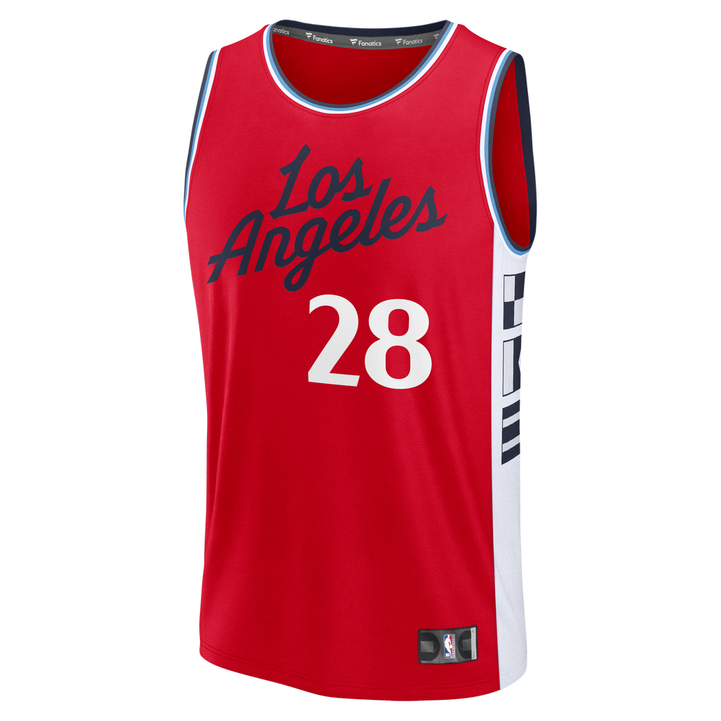 Youth LA Clippers Rui Hachimura Fanatics Red Fast Break Replica Jersey - Statement Edition product image 3, provided for