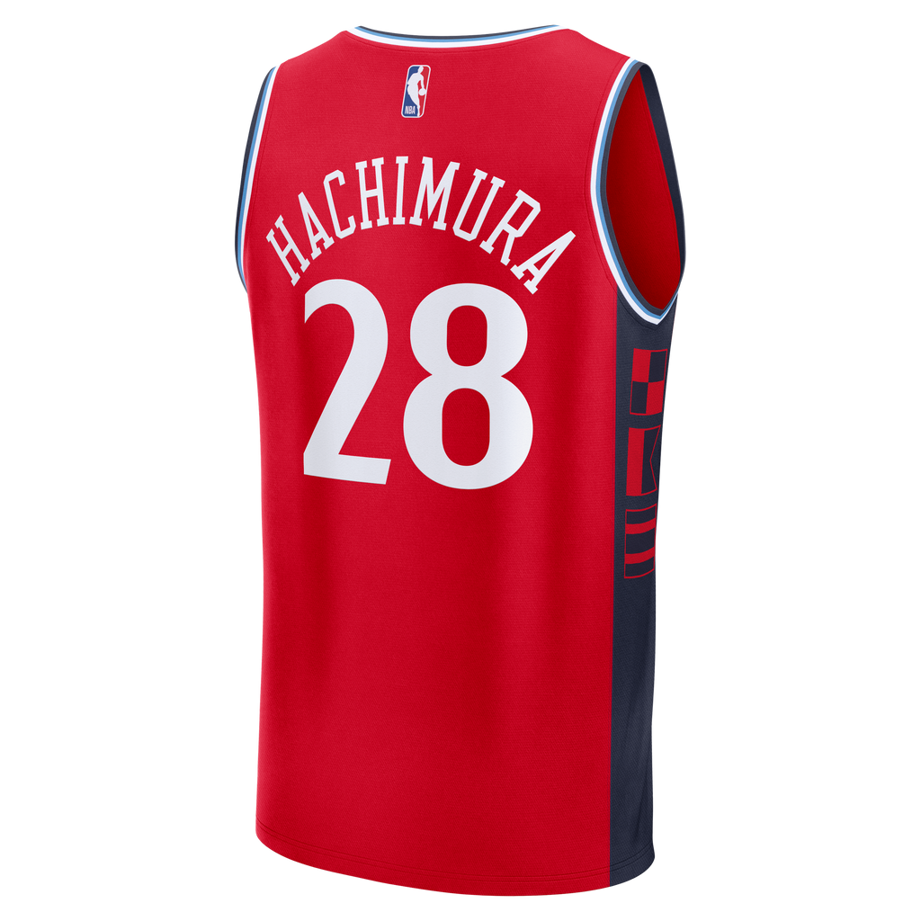 Youth LA Clippers Rui Hachimura Fanatics Red Fast Break Replica Jersey - Statement Edition product image 4, provided for