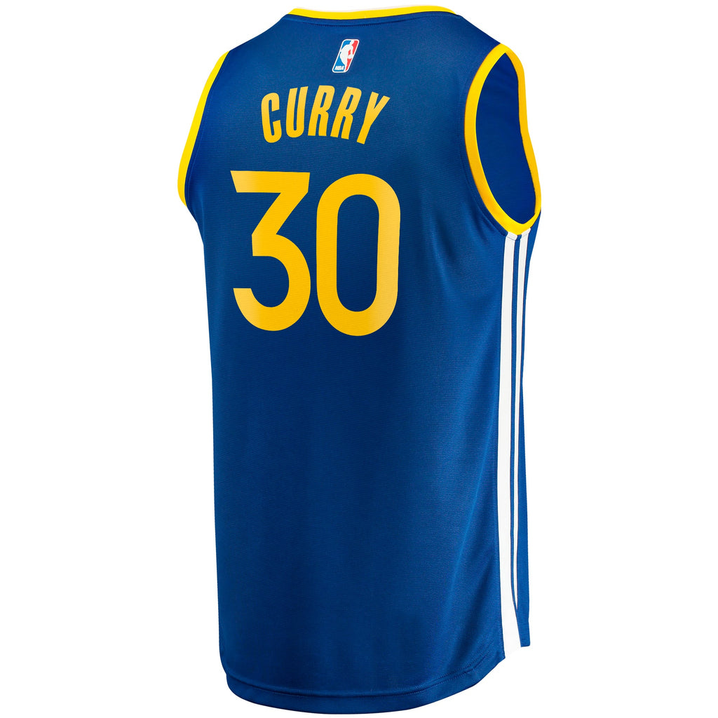Youth Golden State Warriors Stephen Curry Fanatics Royal Fast Break Replica Jersey - Icon Edition product image 4, provided