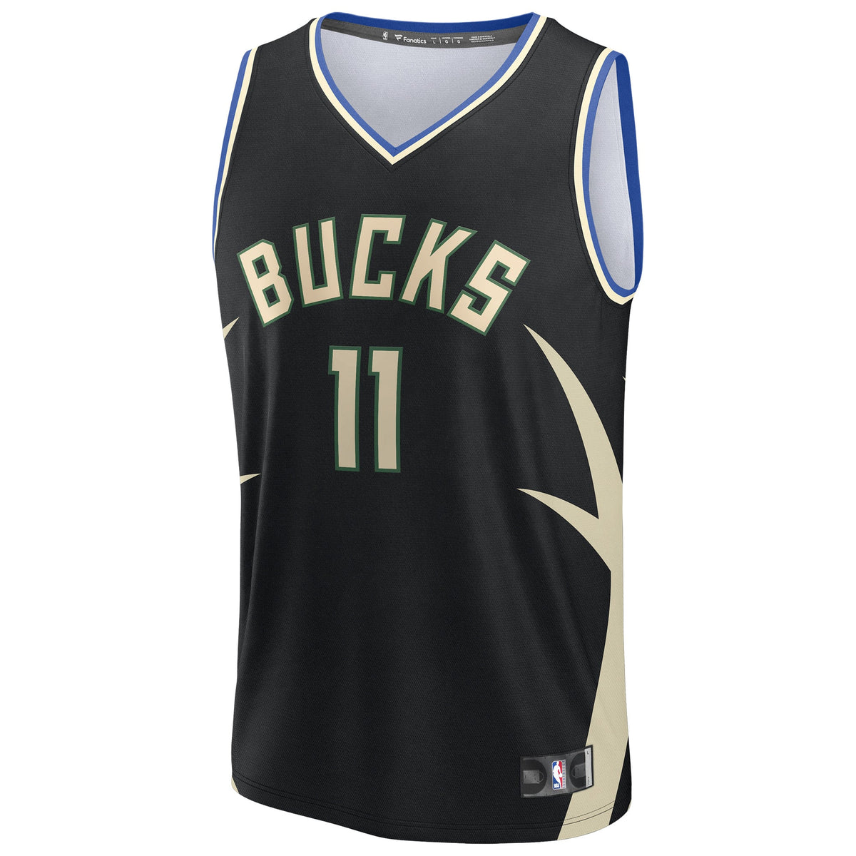 Youth Milwaukee Bucks Tyler Herro Fanatics Black Fast Break Replica Jersey - Statement Edition product image 3, provided for