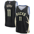 Youth Milwaukee Bucks Tyler Herro Fanatics Black Fast Break Replica Jersey - Statement Edition product image 1, provided for