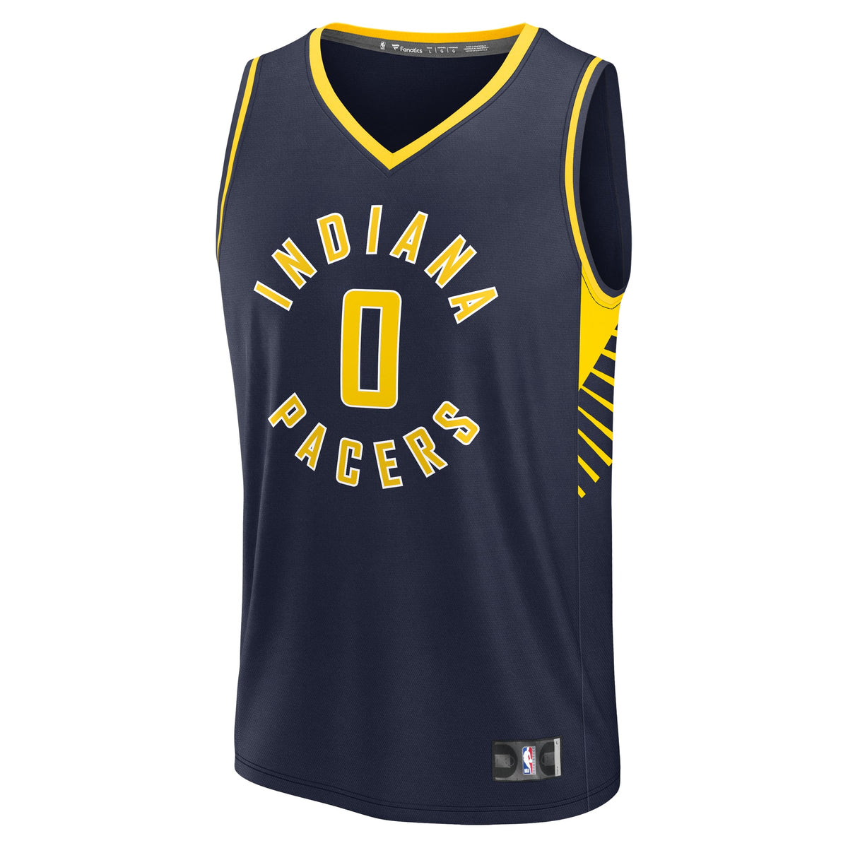 Youth Indiana Pacers Tyrese Haliburton Fanatics Navy Fast Break Replica Player Jersey - Icon Edition product image 3,