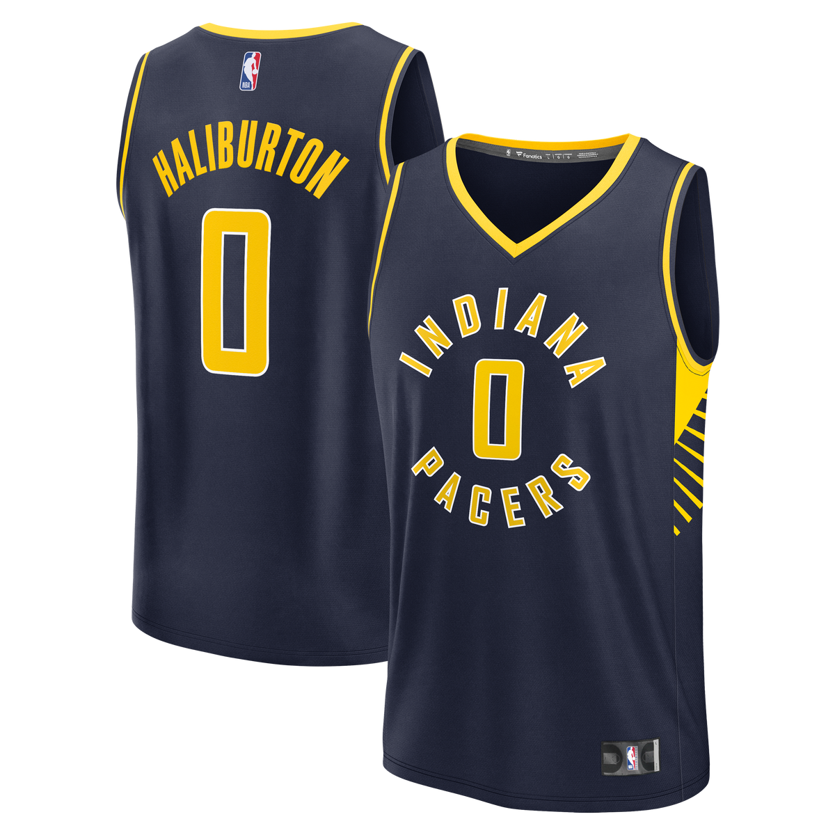 Youth Indiana Pacers Tyrese Haliburton Fanatics Navy Fast Break Replica Player Jersey product image 1, provided for visual