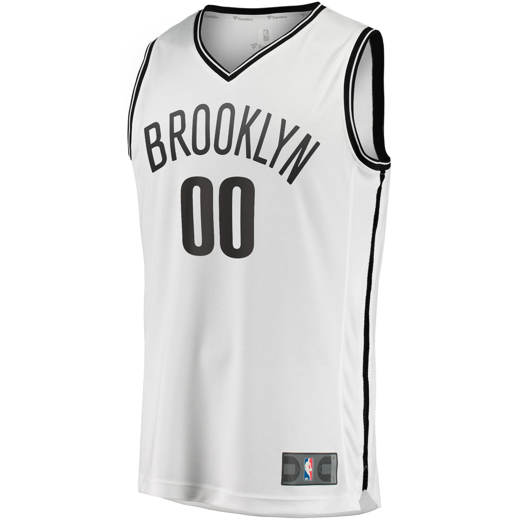 Youth Brooklyn Nets Fanatics White Fast Break Replica Custom Jersey - Association Edition product image 3, provided for