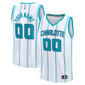 Youth Charlotte Hornets Fanatics White Fast Break Custom Jersey - Association Edition product image 1, provided for visual