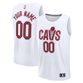 Youth Cleveland Cavaliers Fanatics White Fastbreak Custom Jersey - Association Edition product image 1, provided for visual