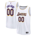 Youth Los Angeles Lakers Fanatics White Fast Break Custom Replica Jersey - Association Edition product image 1, provided for