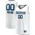 Youth Memphis Grizzlies Fanatics White Fast Break Replica Custom Jersey - Association Edition product image 1, provided for