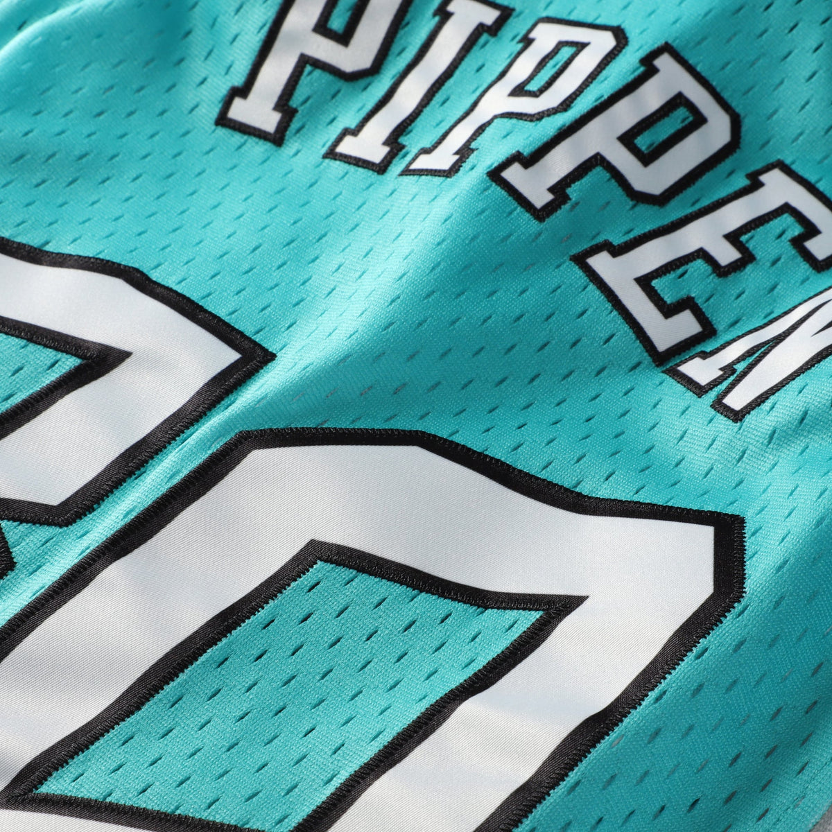 Youth 1996 NBA All-Star Game Scottie Pippen Mitchell & Ness Teal Hardwood Classics Swingman Jersey product image 6, provided