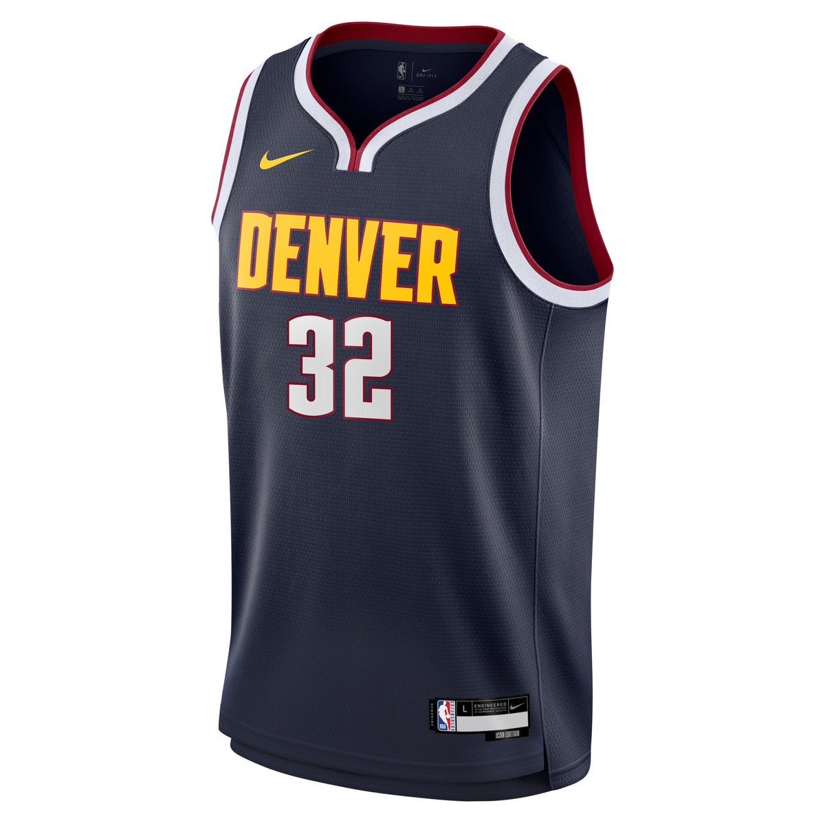 Youth Denver Nuggets Aaron Gordon Nike Navy Swingman Jersey - Icon Edition product image 3, provided for visual reference