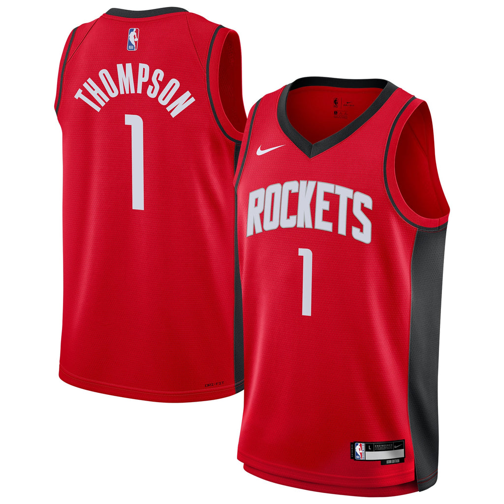 Youth Houston Rockets Amen Thompson Nike Red Swingman Jersey - Icon Edition product image 1, provided for visual reference
