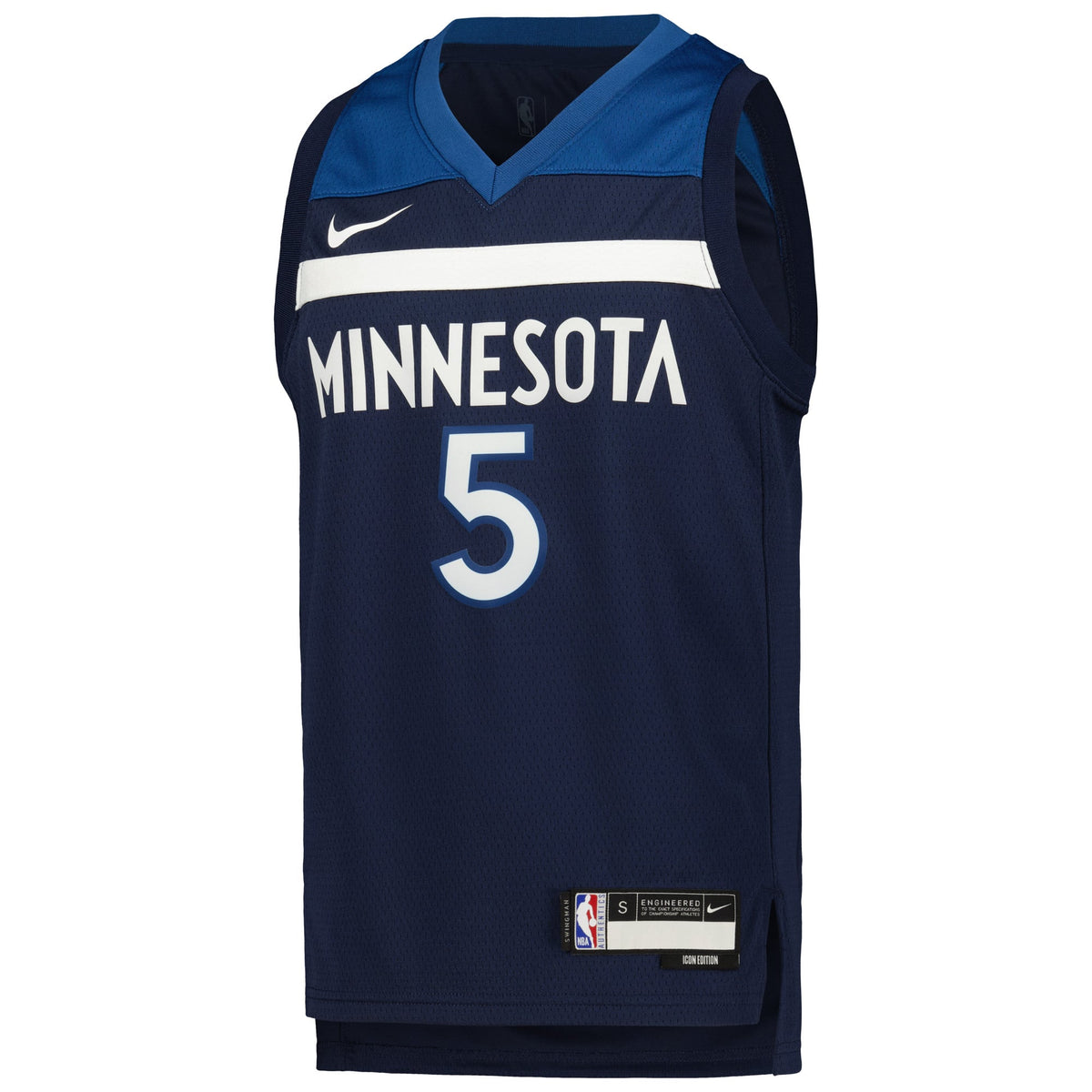 Youth Minnesota Timberwolves Anthony Edwards Nike Navy Swingman Jersey - Icon Edition product image 3, provided for visual