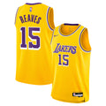 Youth Los Angeles Lakers Austin Reaves Nike Gold Swingman Jersey - Icon Edition product image 1, provided for visual