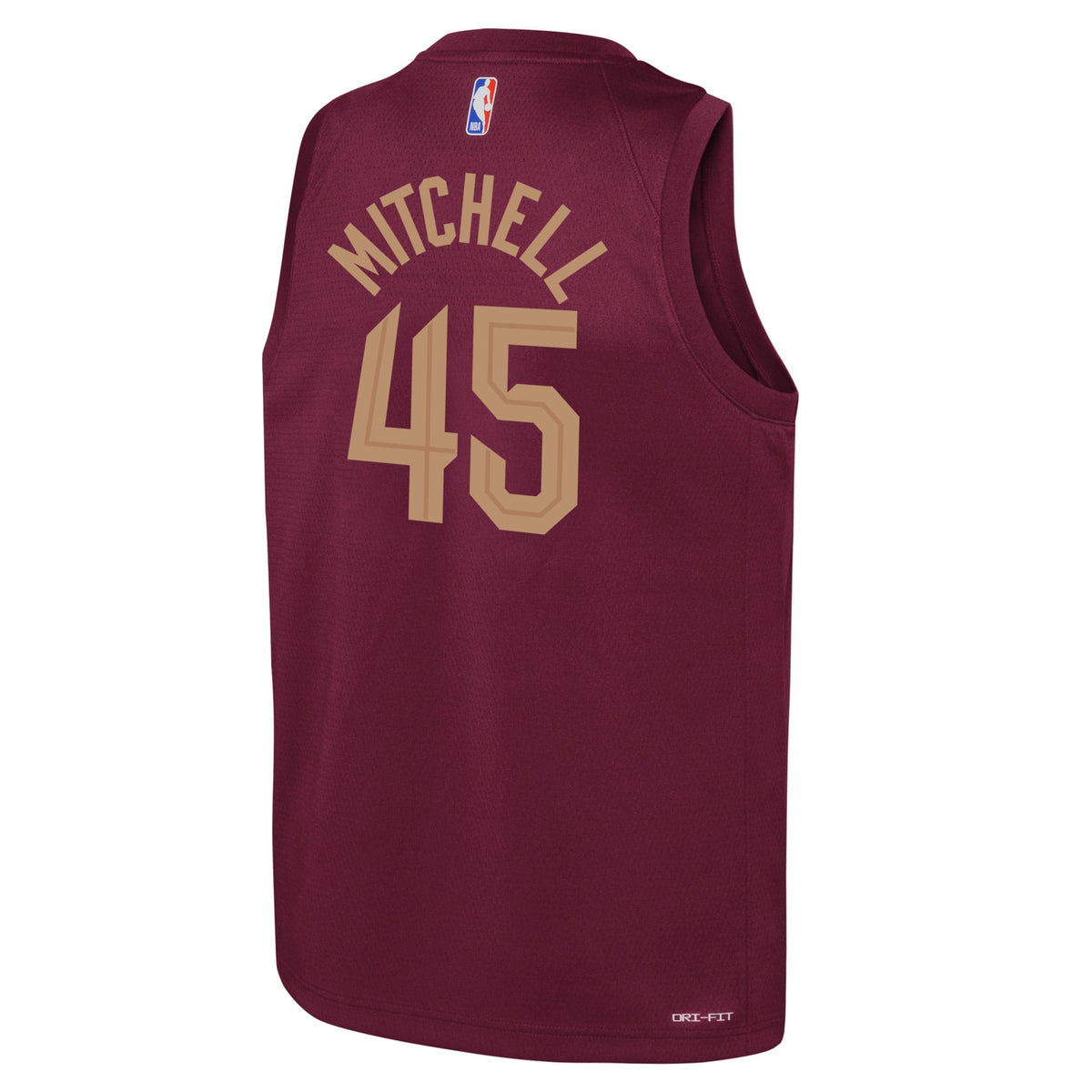 Youth Cleveland Cavaliers Donovan Mitchell Nike Wine Swingman Jersey - Icon Edition product image 4, provided for visual