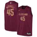Youth Cleveland Cavaliers Donovan Mitchell Nike Wine Swingman Jersey - Icon Edition product image 1, provided for visual
