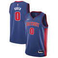 Youth Detroit Pistons Jalen Duren Nike Blue Swingman Jersey - Icon Edition product image 1, provided for visual reference