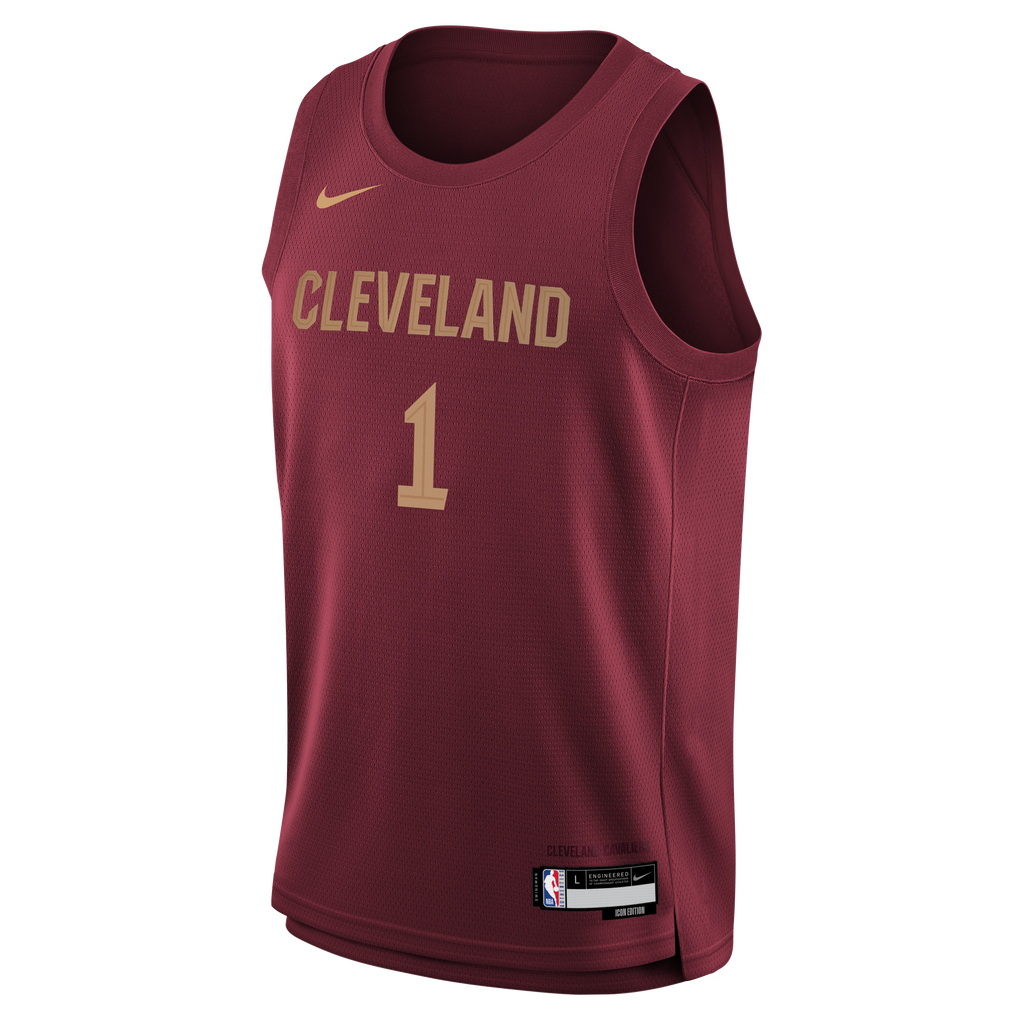 Youth Cleveland Cavaliers James Harden Nike Wine Swingman Jersey - Icon Edition product image 3, provided for visual