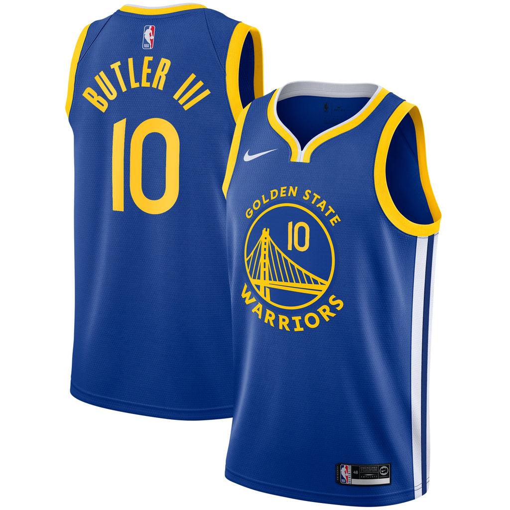 Youth Golden State Warriors Jimmy Butler III Nike Royal Swingman Jersey - Icon Edition product image 1, provided for visual