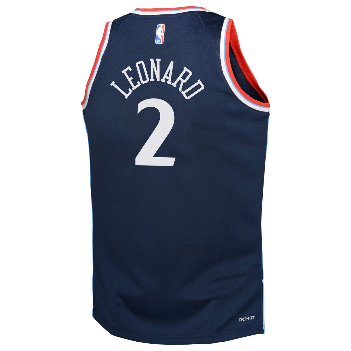 Youth LA Clippers Kawhi Leonard Nike Royal Swingman Jersey - Icon Edition product image 4, provided for visual reference and