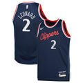 Youth LA Clippers Kawhi Leonard Nike Royal Swingman Jersey - Icon Edition product image 1, provided for visual reference and
