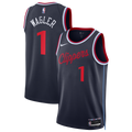 Youth LA Clippers Keaton Wagler Nike Navy Swingman Jersey - Icon Edition product image 1, provided for visual reference and