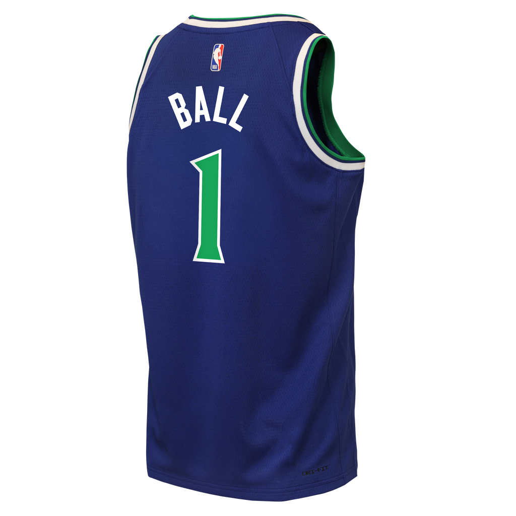 Youth Minnesota Timberwolves LaMelo Ball Nike Blue Swingman Jersey - Icon Edition product image 4, provided for visual