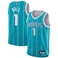 Youth Charlotte Hornets LaMelo Ball Nike Teal Swingman Jersey - Icon Edition product image 1, provided for visual reference