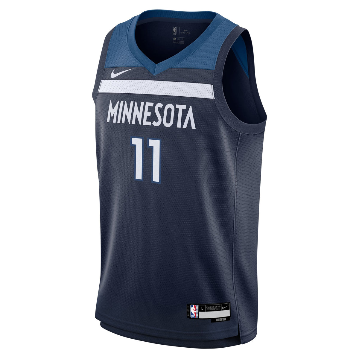 Youth Minnesota Timberwolves Naz Reid Nike Navy Swingman Jersey - Icon Edition product image 3, provided for visual