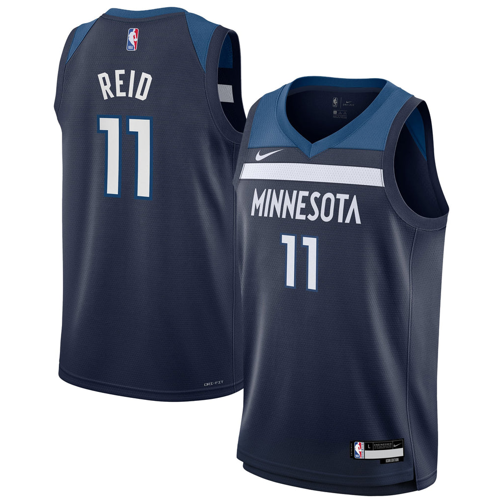 Youth Minnesota Timberwolves Naz Reid Nike Navy Swingman Jersey - Icon Edition product image 1, provided for visual