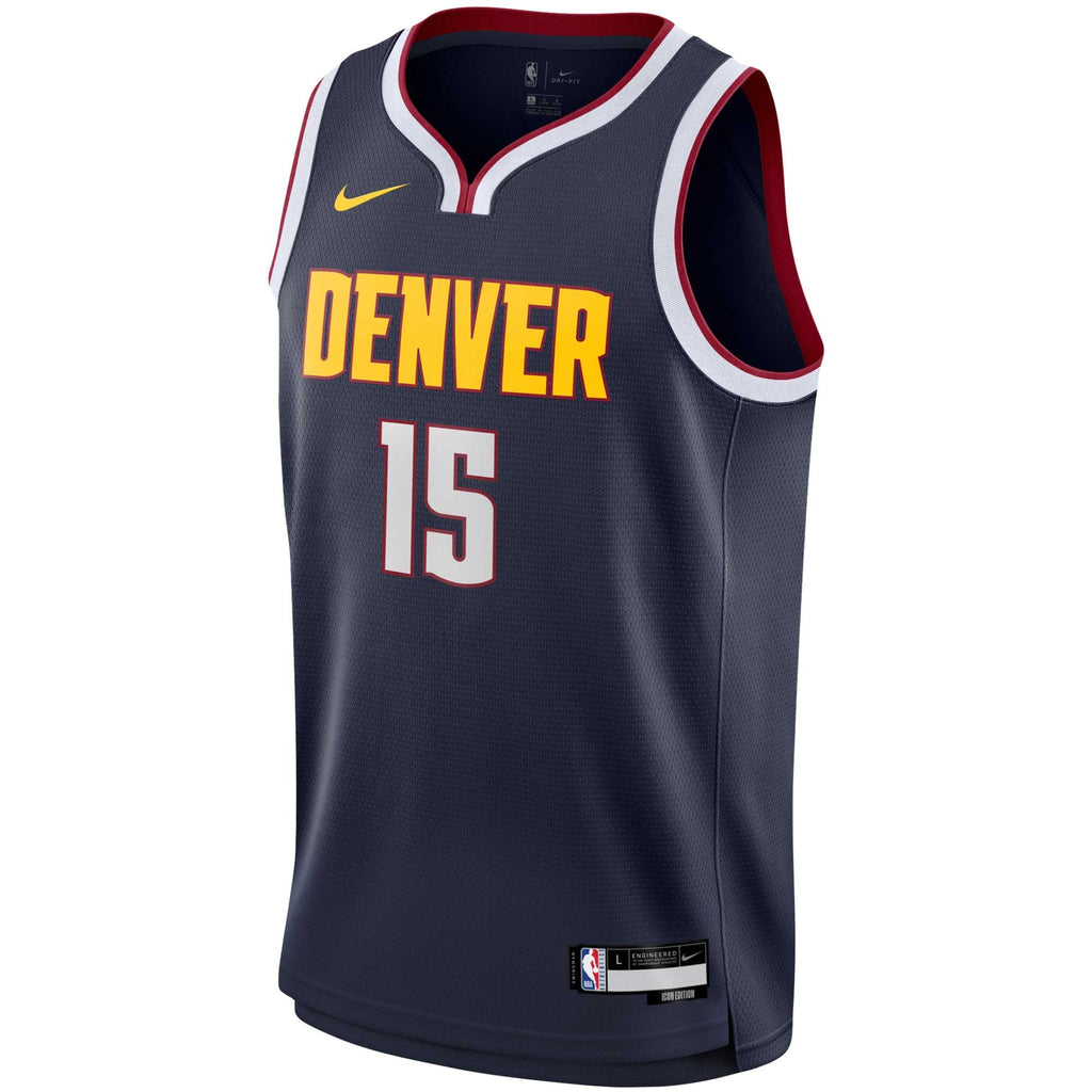 Youth Denver Nuggets Nikola Jokic Nike Navy Swingman Jersey - Icon Edition product image 3, provided for visual reference