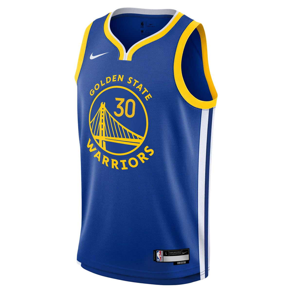 Youth Golden State Warriors Stephen Curry Nike Royal Swingman Jersey - Icon Edition product image 3, provided for visual