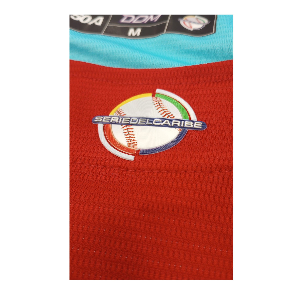 Serie del Caribe 2024 OFFICIAL Dominicana Jersey - Red/Red for Men product image 4, provided for visual reference and